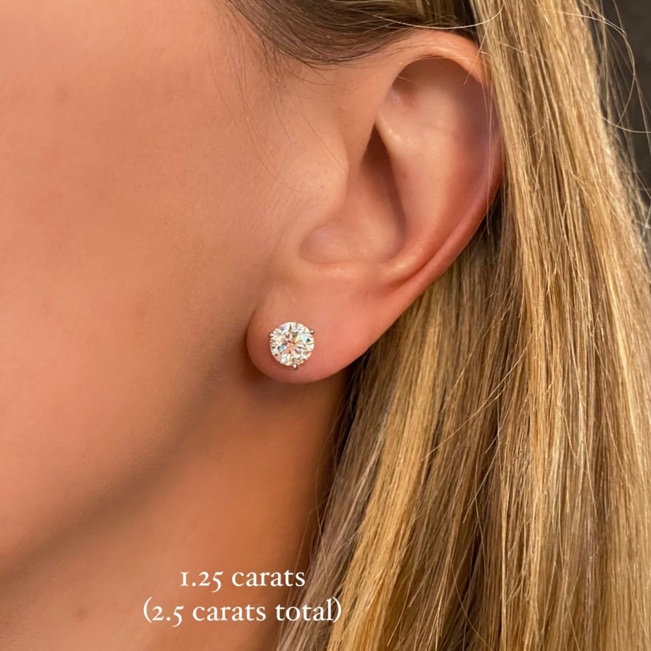 Diamond Stud Earrings