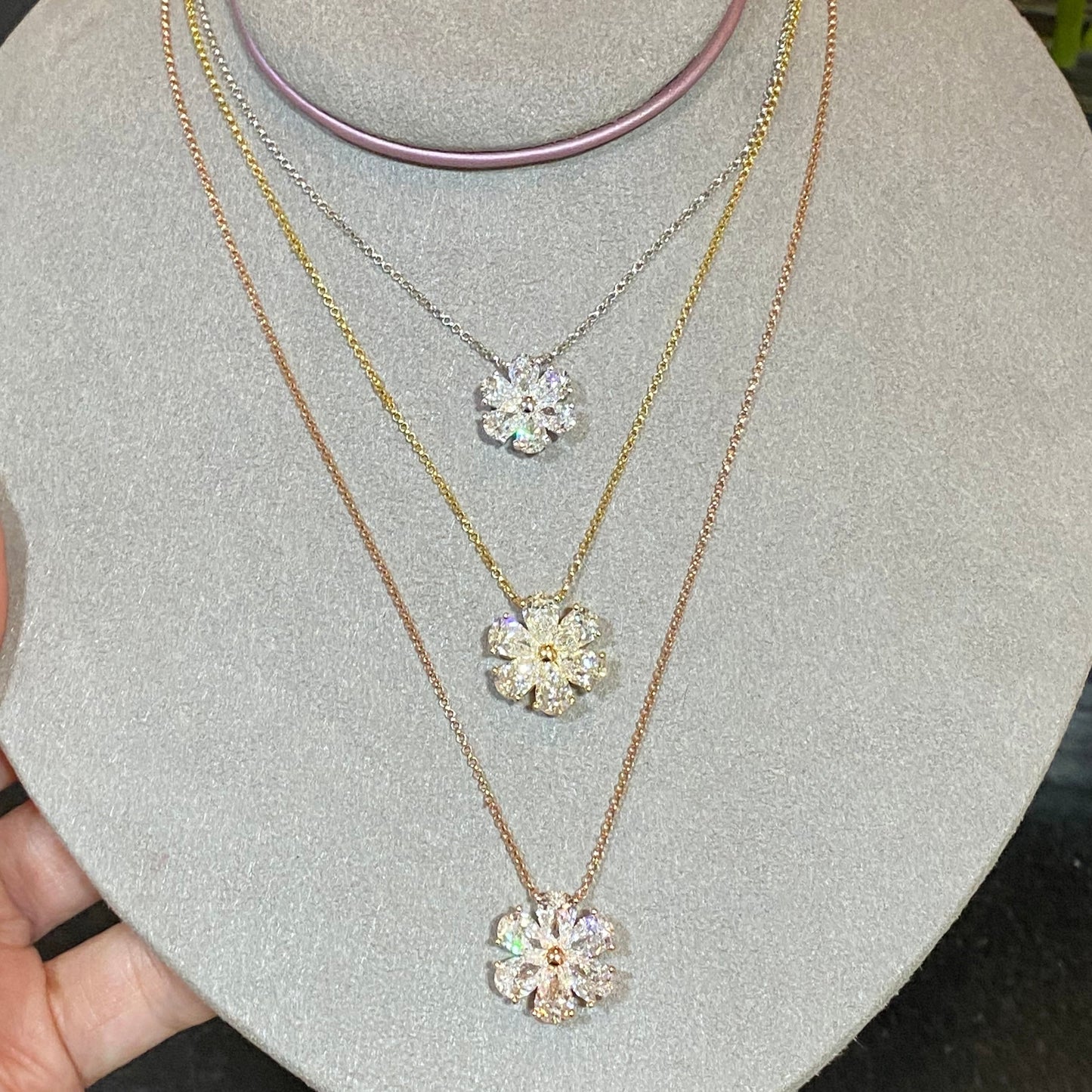 Blossom Diamond Pendant