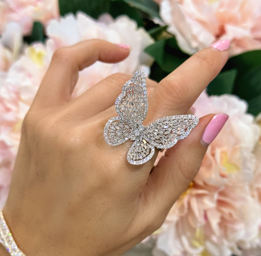 Enchanted Butterfly Diamond Ring