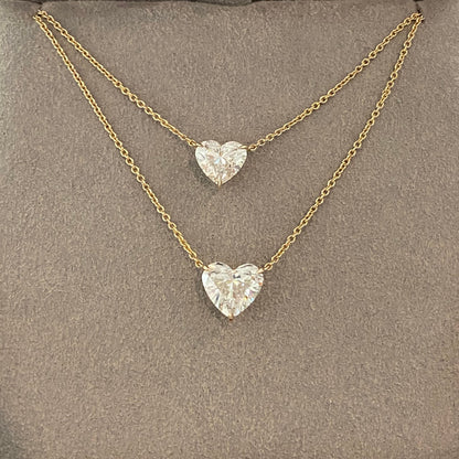 Diamond Heart Pendant Necklace