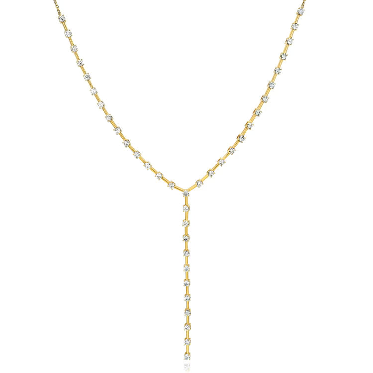 Orbit Diamond Lariat