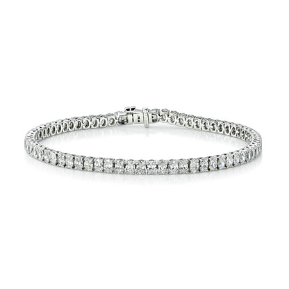 Oval Cut Diamond Tennis Bracelet