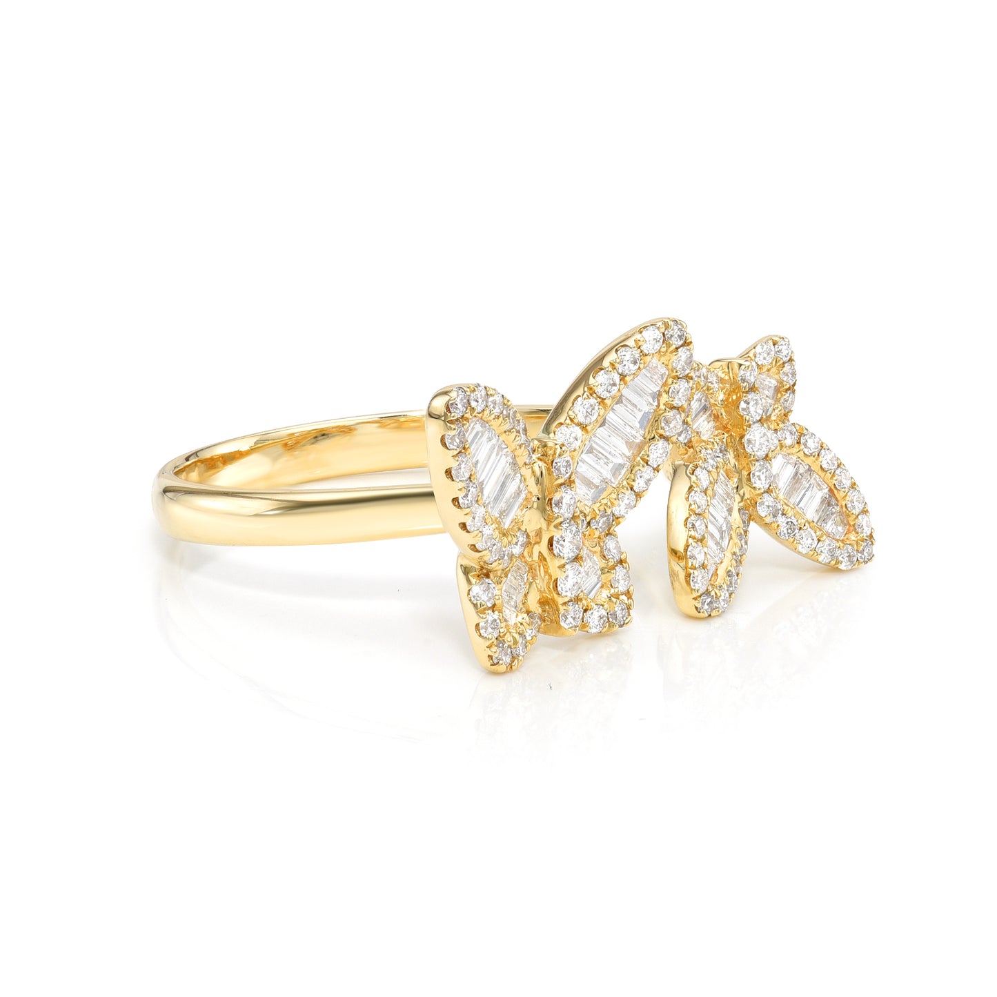 Between Butterflies Diamond Ring