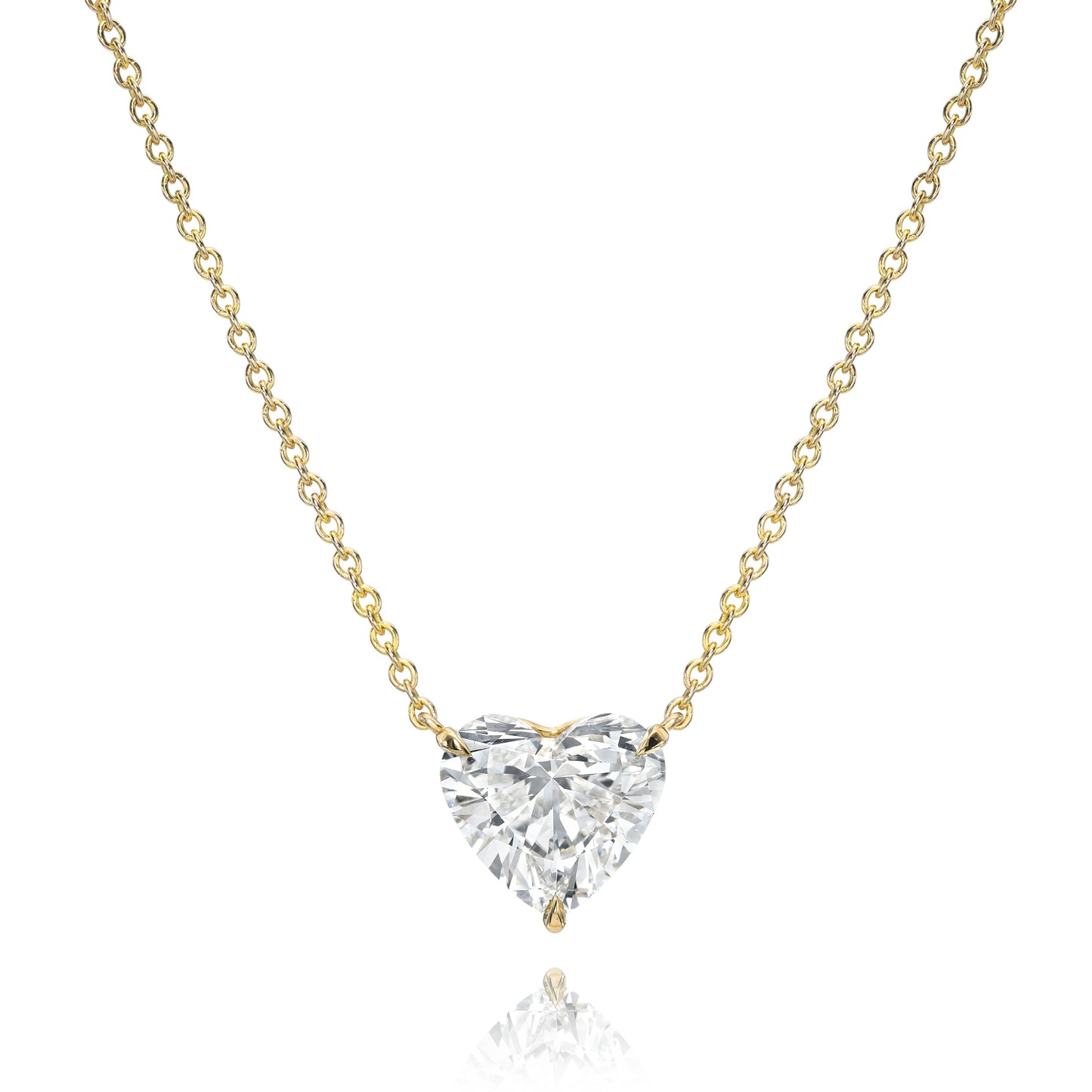 Diamond Heart Pendant Necklace