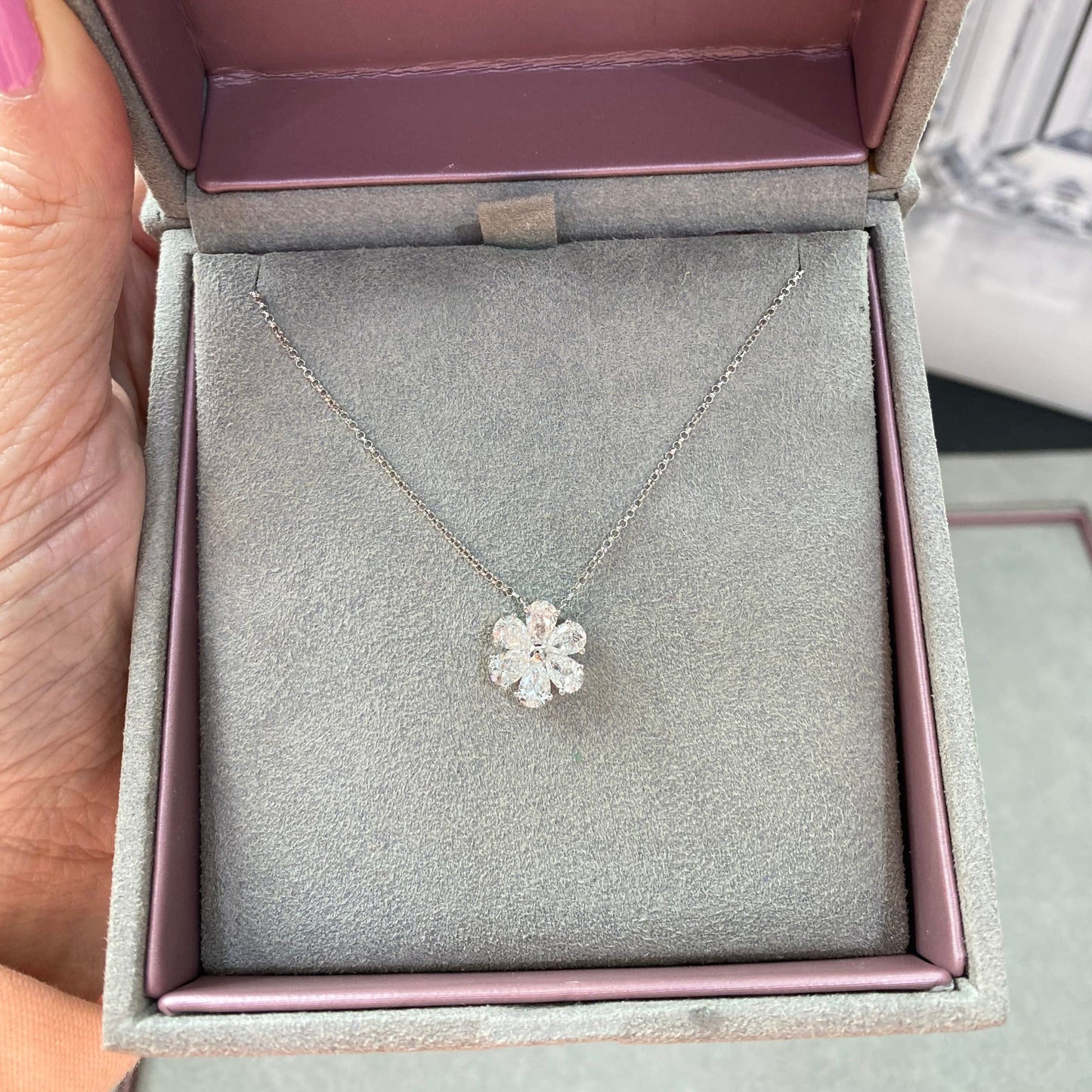 Blossom Diamond Pendant