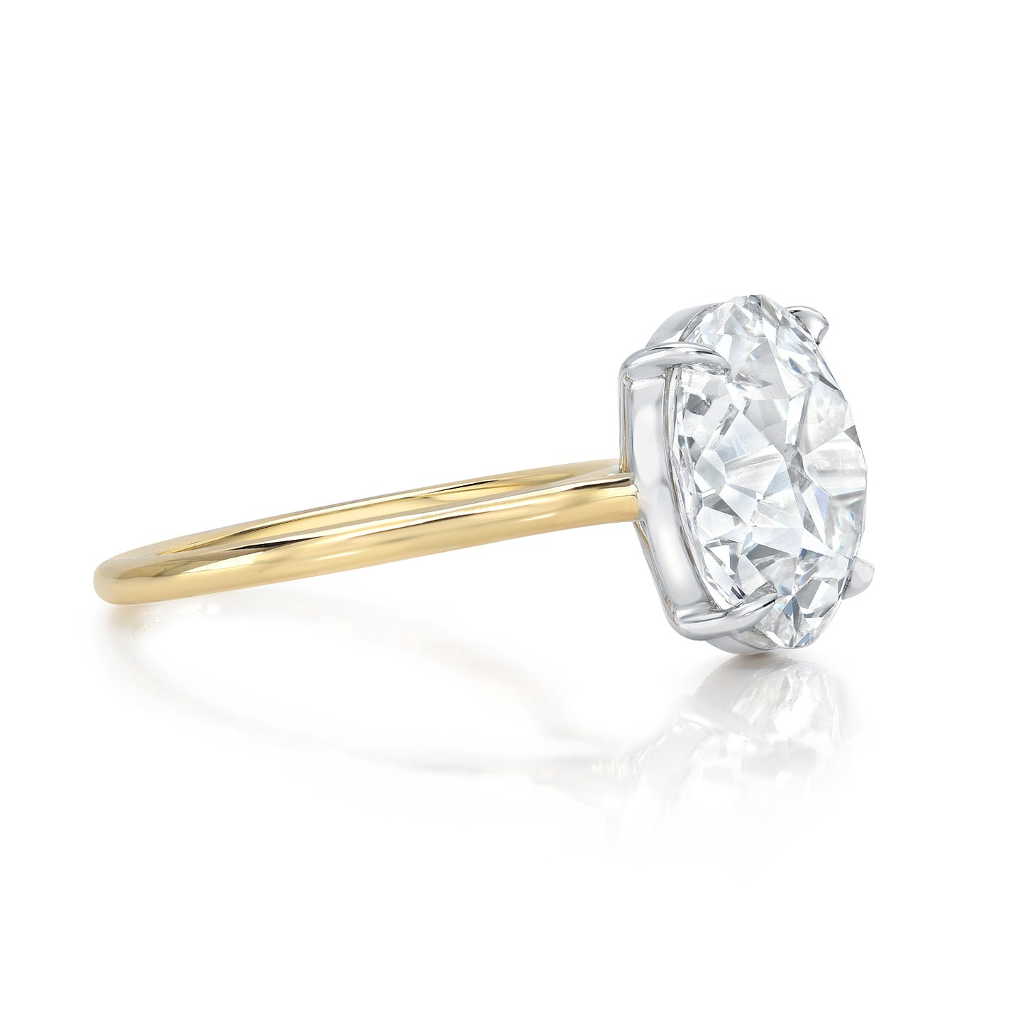 Old European Cut Diamond Solitaire Ring