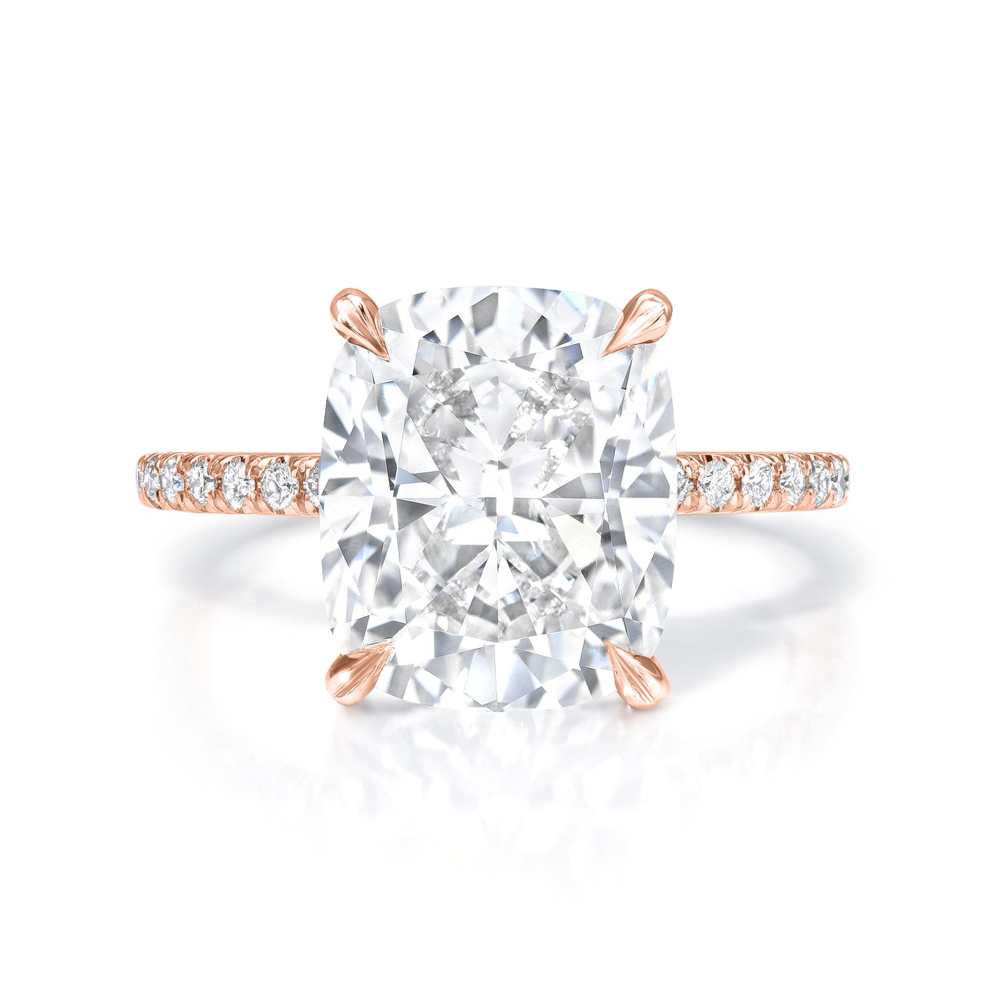 Cushion Cut Diamond Engagement Ring