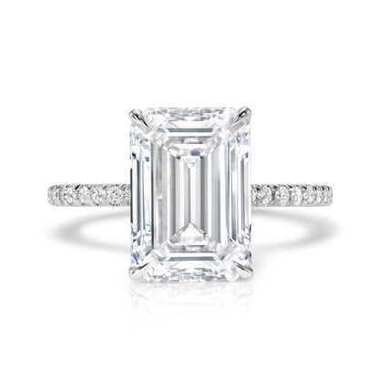 Emerald Cut Diamond Solitaire