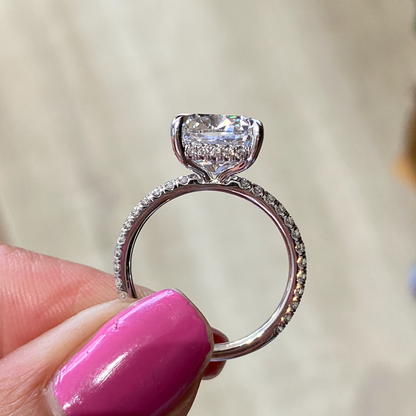 Cushion Cut Diamond Engagement Ring