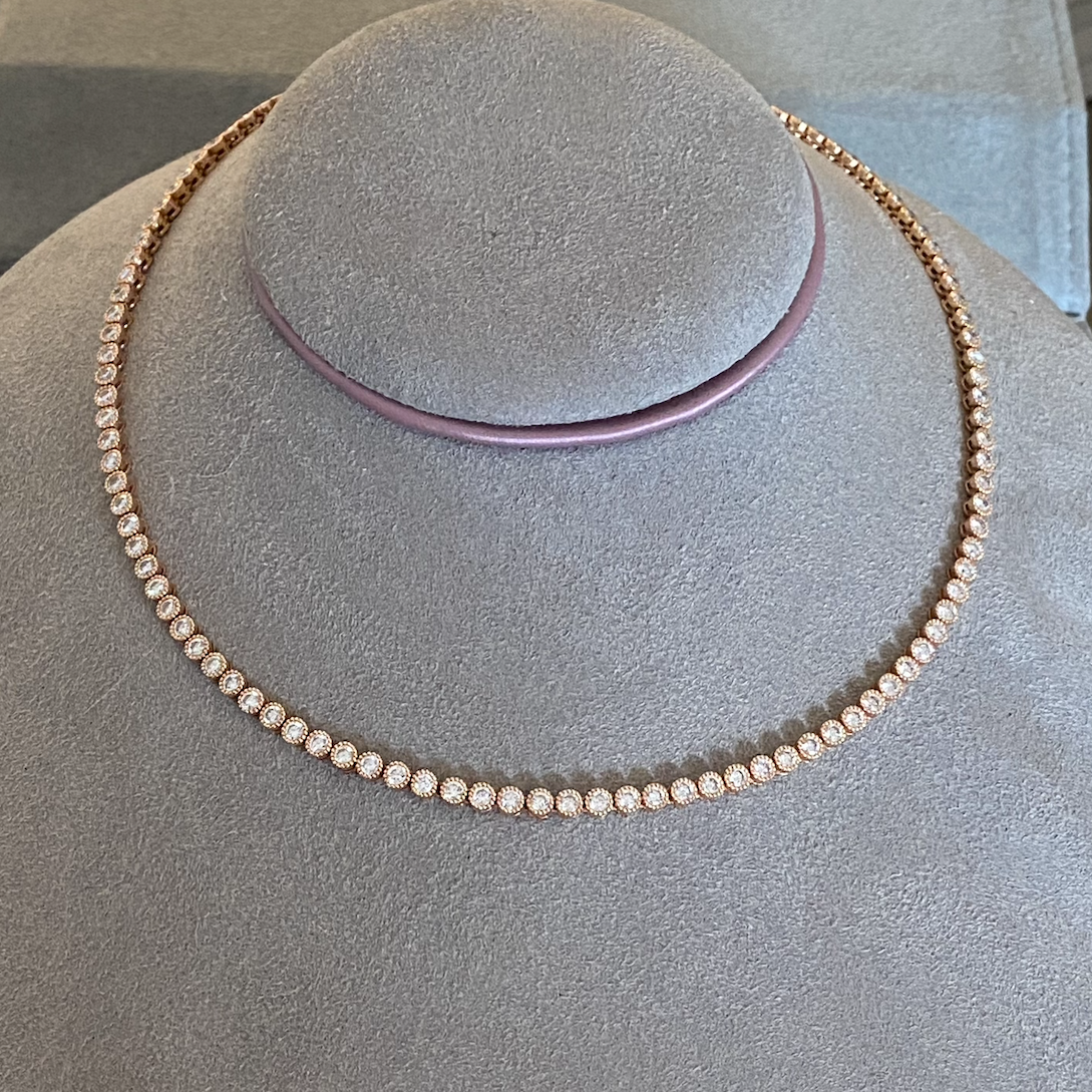 Tres Chic Vintage Diamond Choker