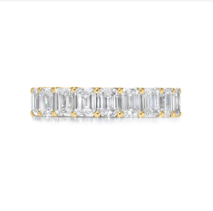 Emerald Cut Diamond Eternity Ring