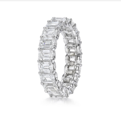 Emerald Cut Diamond Eternity Ring