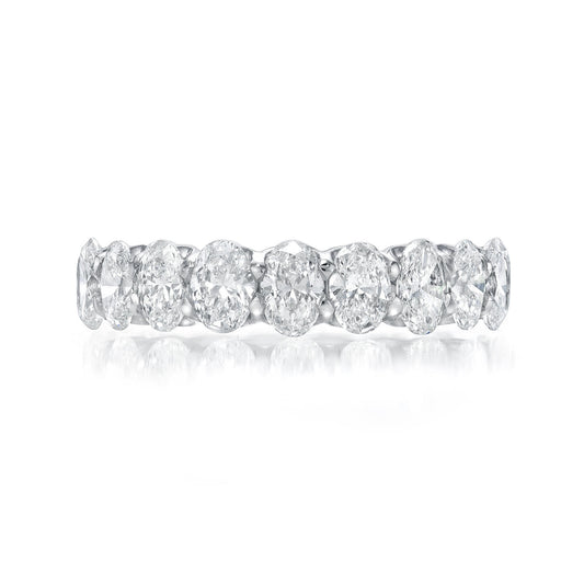 Oval Cut Diamond Eternity Ring